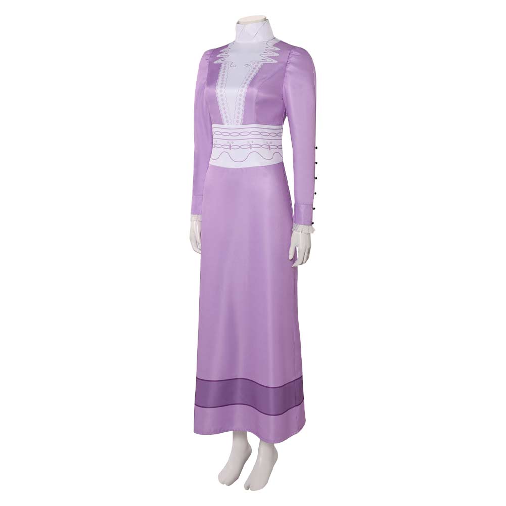 Un Monstre à Paris Lucille Robe Violettte Cosplay Costume