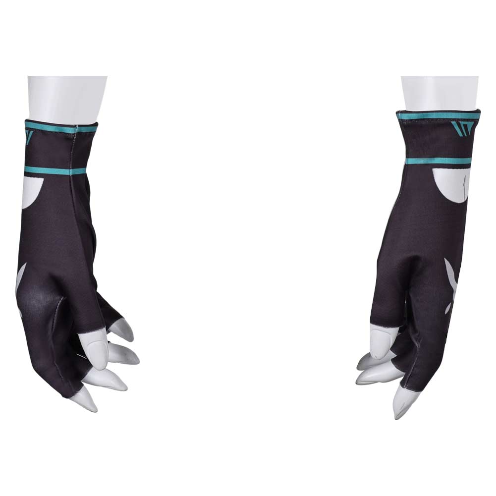Valorant Jett Gants Noirs Cosplay Accessoire