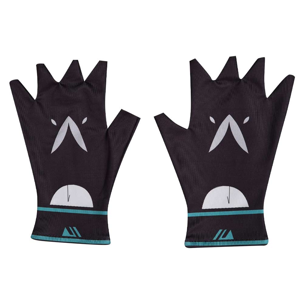 Valorant Jett Gants Noirs Cosplay Accessoire
