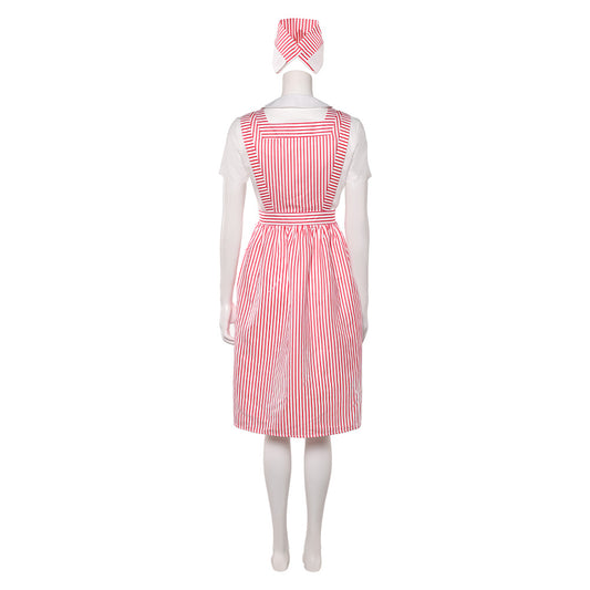 Stranger Things Saison 5(2025) Nancy/Vickie Infirmière Uniforme Rose Cosplay Costume