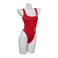 Cosplay Costume C.J. Parker/Victoria Leeds Baywatch TV Cosplay Maillot de Bain Une Pièce Rouge Femme