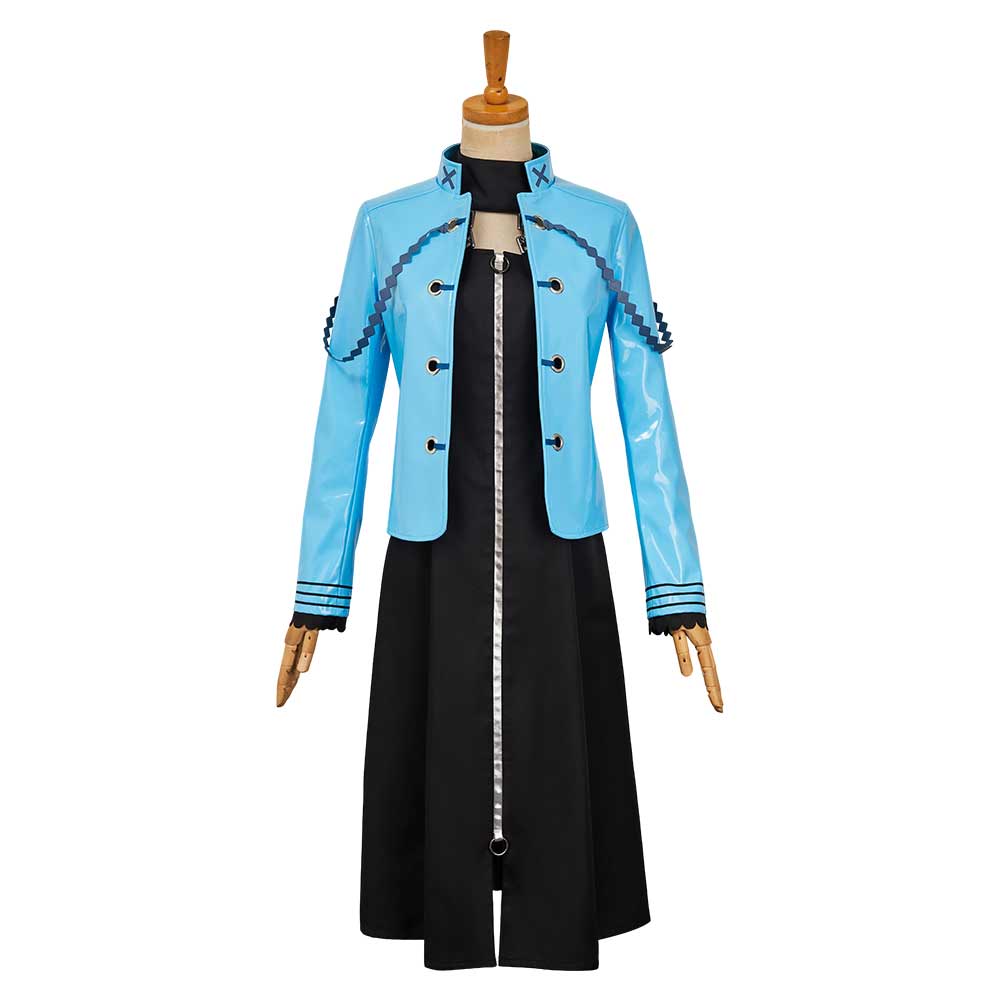 Virgin Punk(2025) Kamigori Ubu Tenue Noire et Bleue Cosplay Costume Ver.2