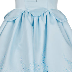 Wicked Glinda Robe Bleue Cosplay Costume