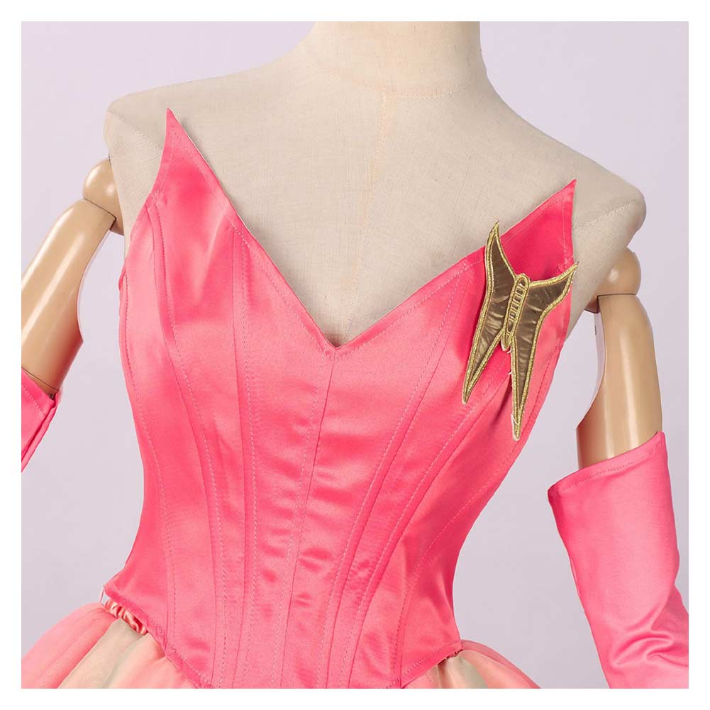 Wicked Glinda Robe Soirée Rose Copslay Costume