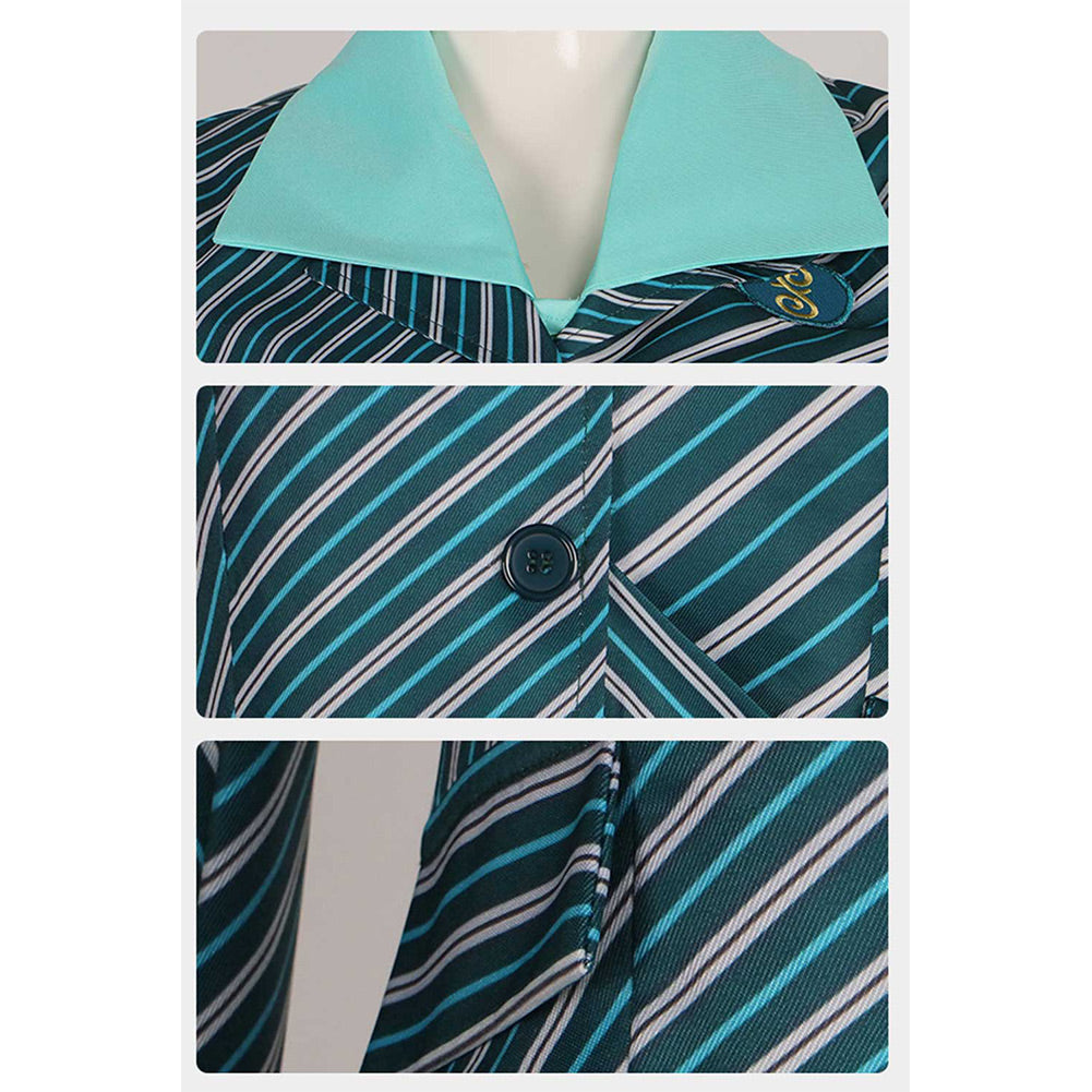 Wicked Shenshen Uniforme Scolaire Vert Cosplay Costume