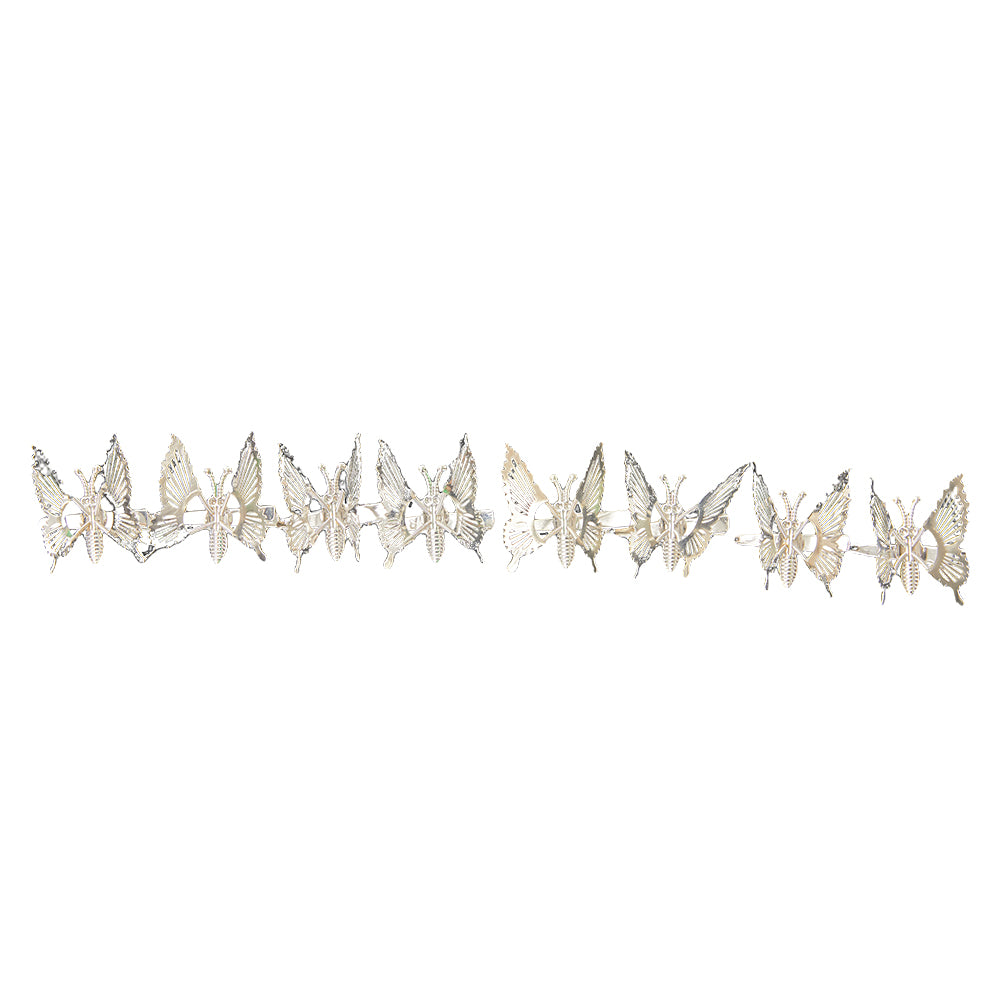 Wicked: For Good(2025) Glinda Accessoire pour Cheveux Papillon Argenté Cosplay