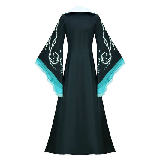 Wicked: For Good(2025) Madame Morrible Tenue Verte et Noire Cosplay Costume