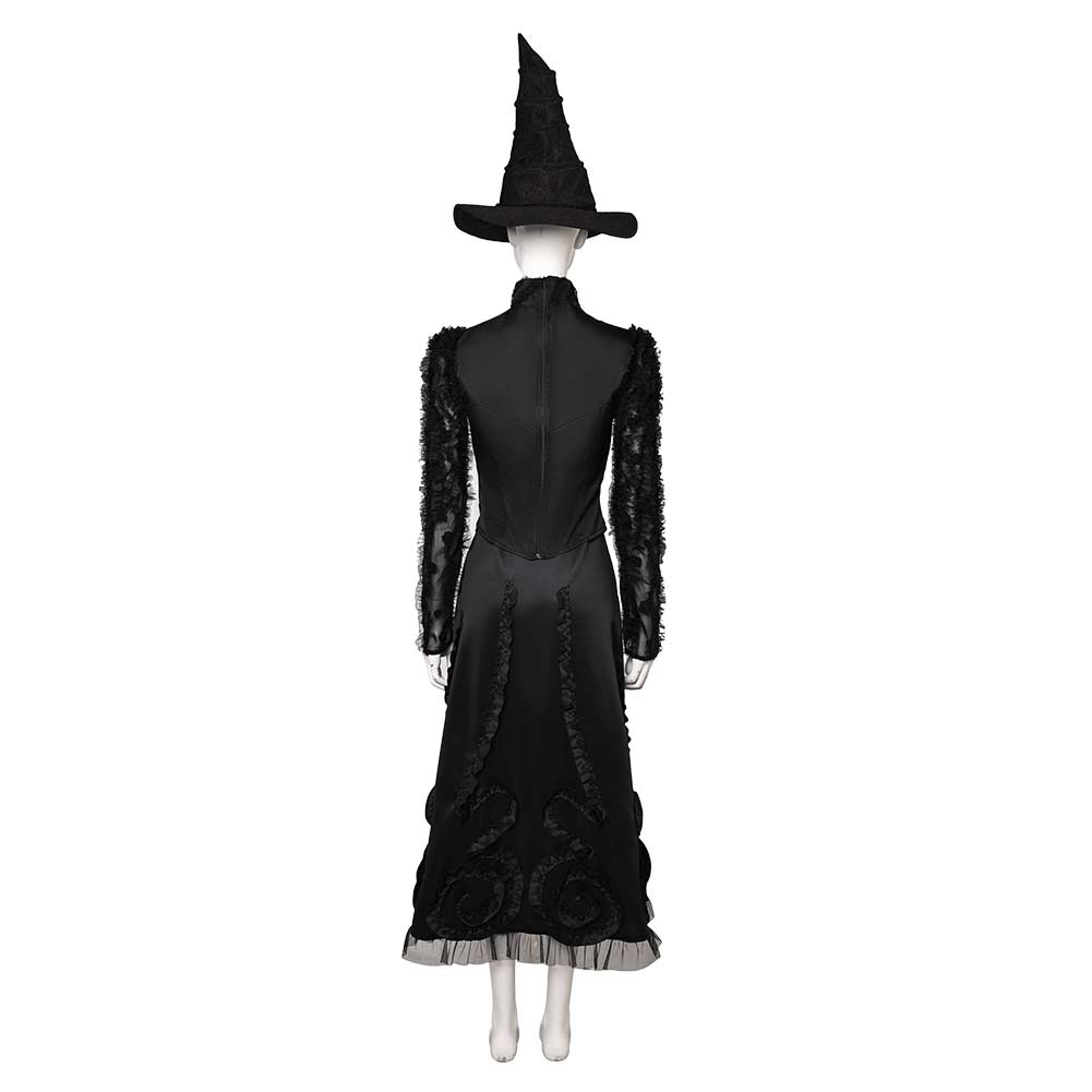 Wicked(2024) Elphaba Tenue Noir Cosplay Costume