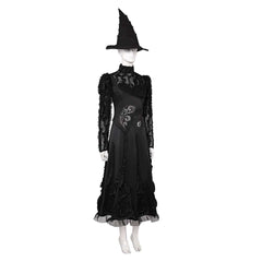 Wicked(2024) Elphaba Tenue Noir Cosplay Costume