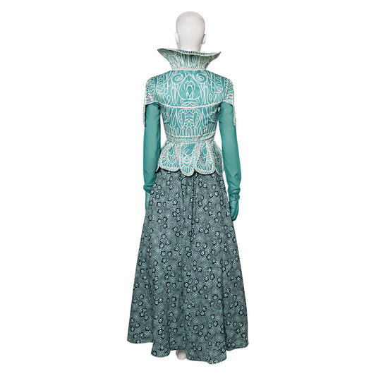 Wicked(2024) Madame Morrible Robe Verte Cosplay Costume
