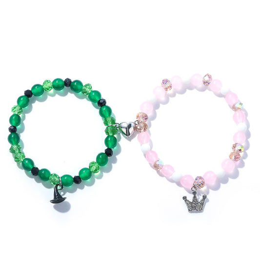 Wiked Glinda et Elphaba Cordes + Collier Accessoire