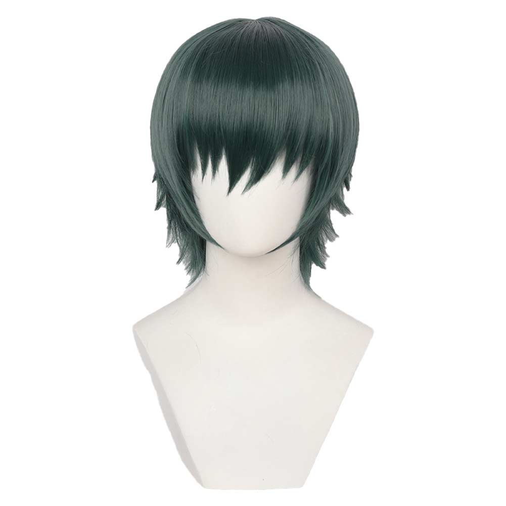 Zenin Maki Cosplay Perruque Verte Courte