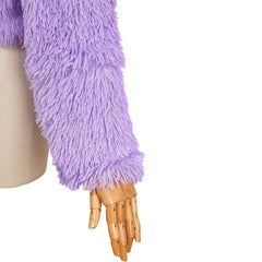 Zootopia 2(2025) Gazelle Veste en Peluche Violet Cosplay Costume