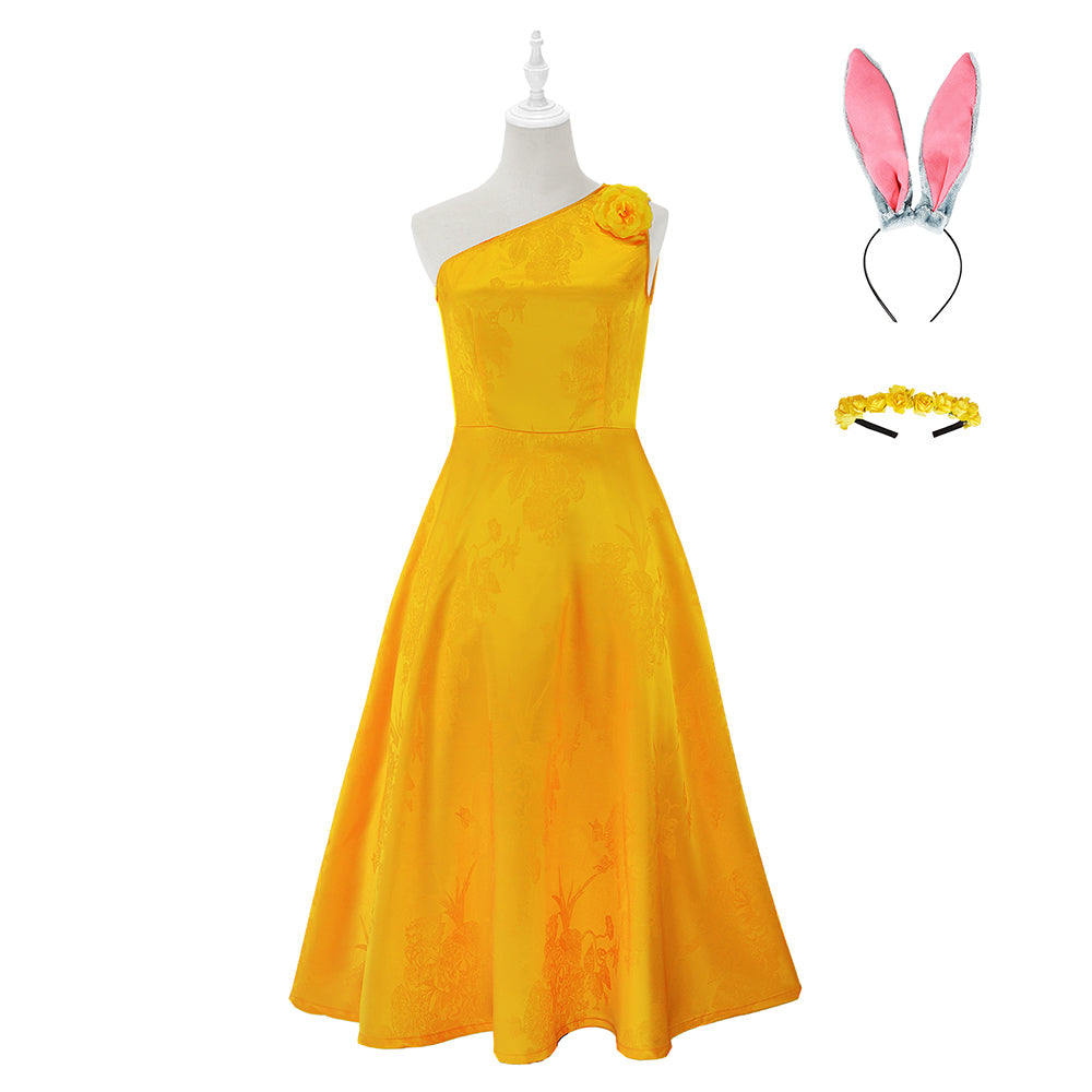 Zootopia 2(2025) Judy Hopps Robe Jaune Cosplay Costume