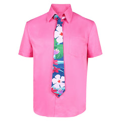 Zootopia 2(2025) Nick Wilde Chemise Rose Cosplay Costume