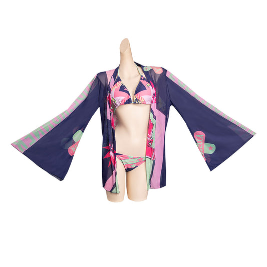 Cyberpunk Edgerunner-Rebecca Maillot de Bain Design Original Cosplay Costume