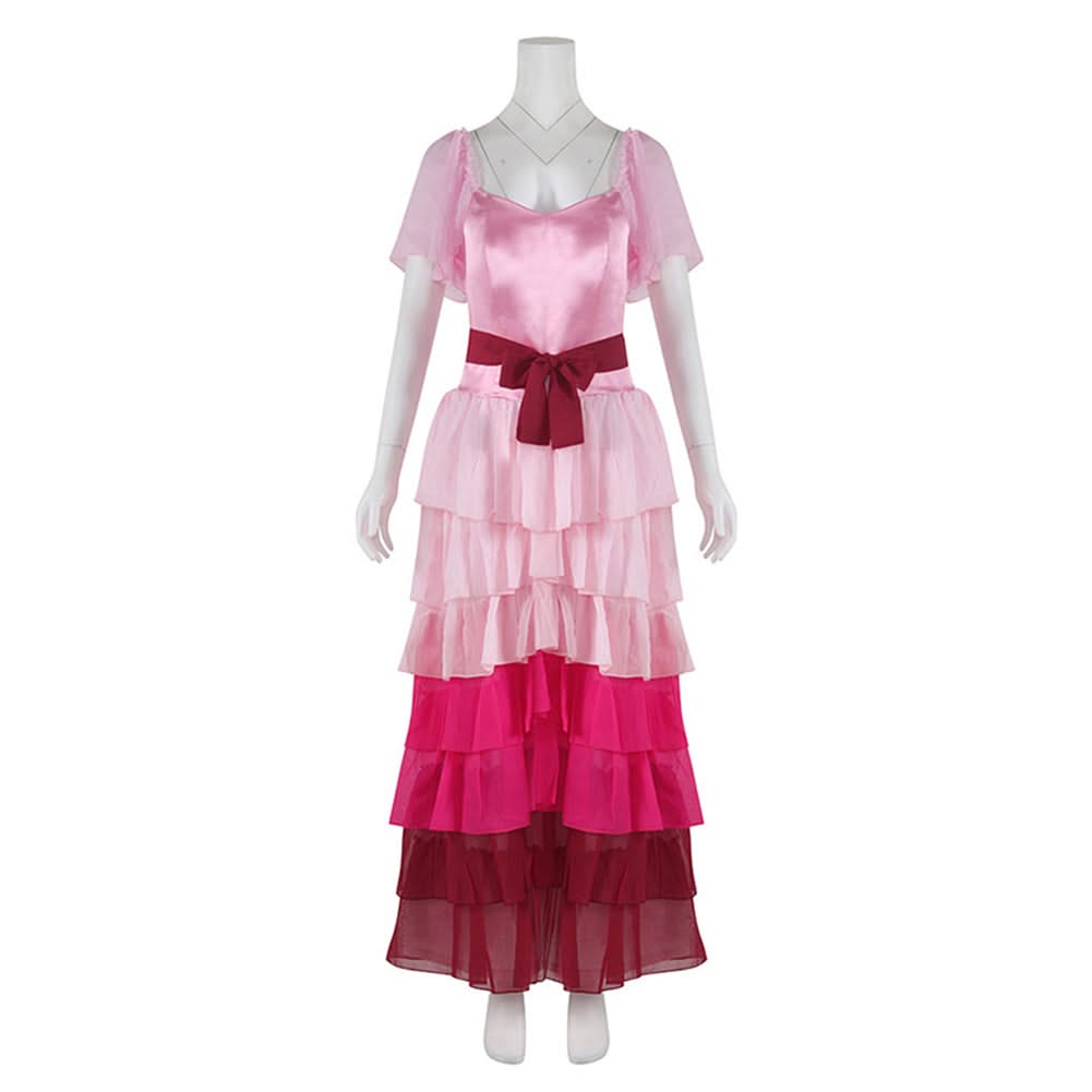Harry Potter 4 Hermione Granger Robe Rose Cosplay Costume