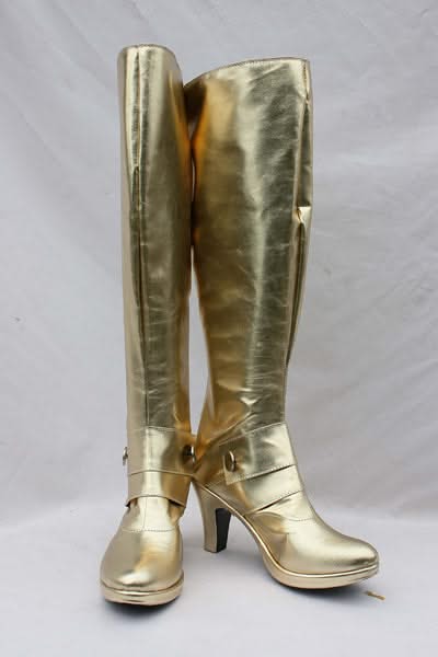 Fate stay night Saber Botte Cosplay Chaussures