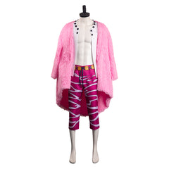 Anime One Piece Donquixote Doflamingo Uniform Cosplay Costume Carnaval