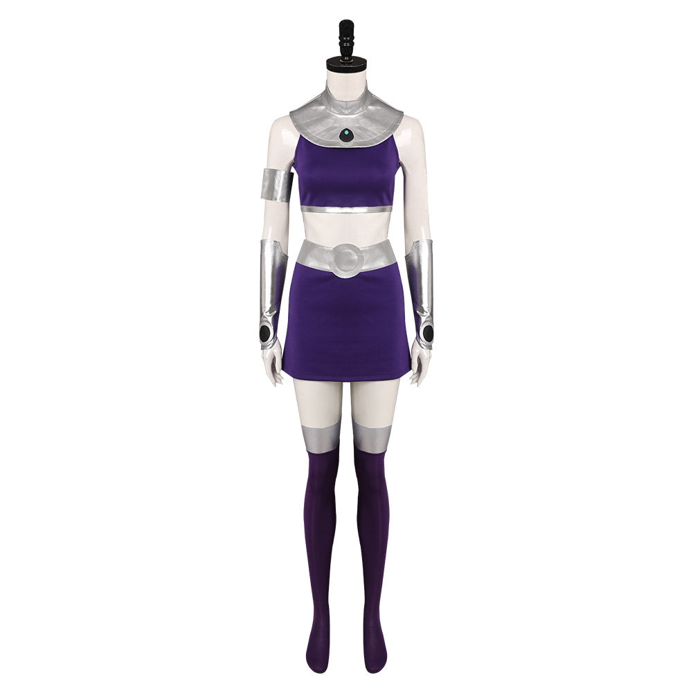 DC Adulte Teen Titans Les Jeunes Titans Starfire Robe Cosplay Costume