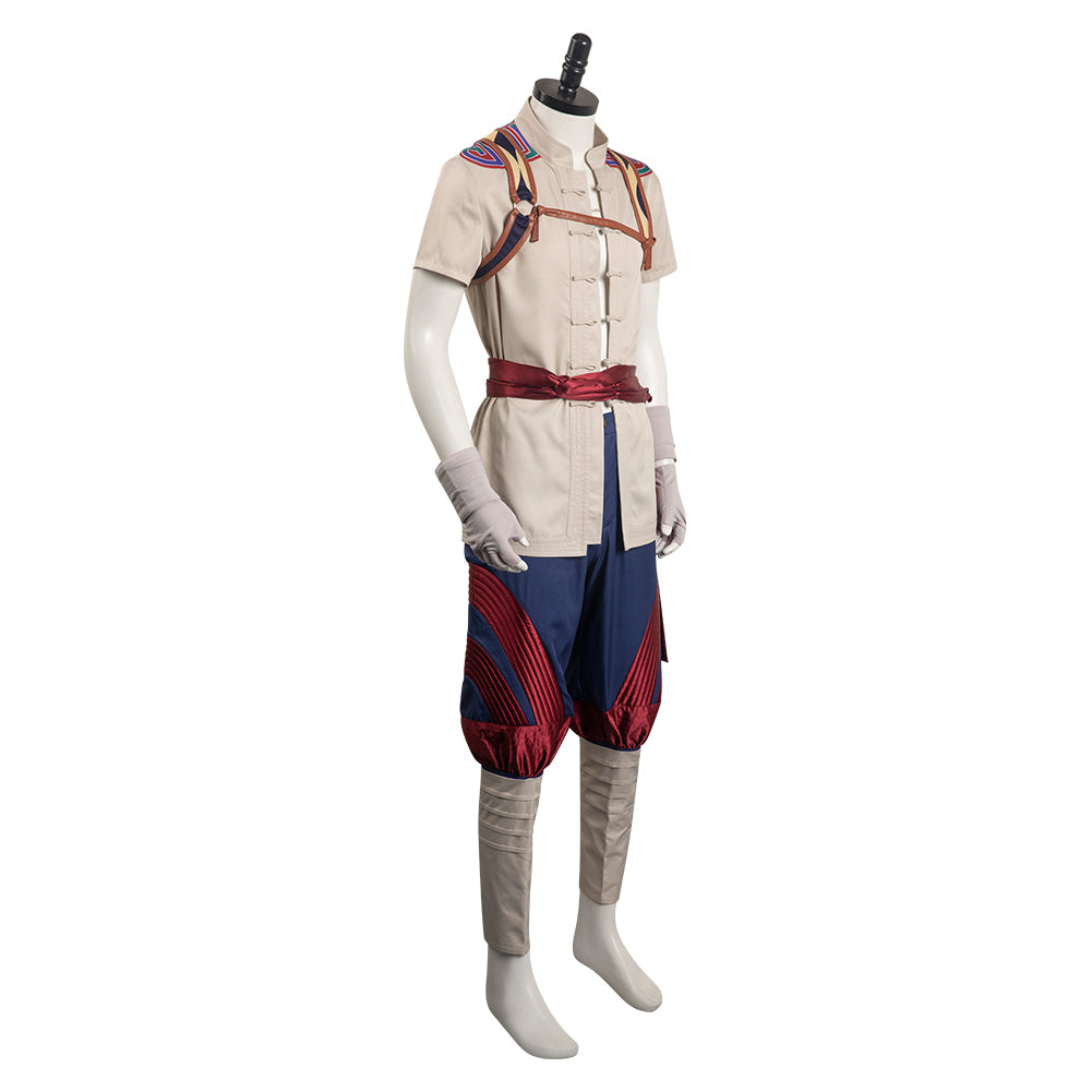 Mortal Kombat Liu Kang Cosplay Costume Outfits Halloween Carnival Party Suit