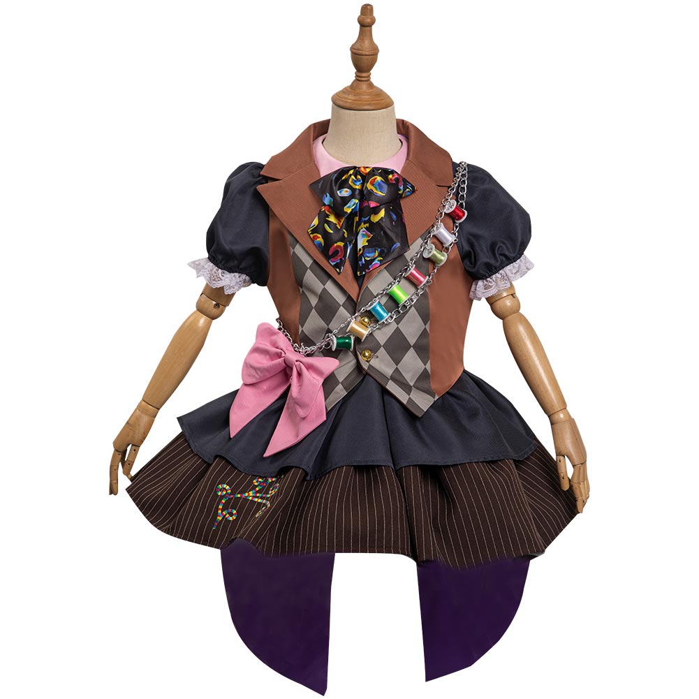 Enfant Alice au pays des Merveilles Tarrant Mad Hatter Design Original Costume