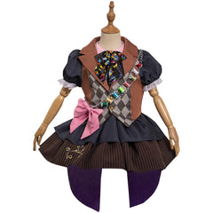 Enfant Alice au pays des Merveilles Tarrant Mad Hatter Design Original Costume
