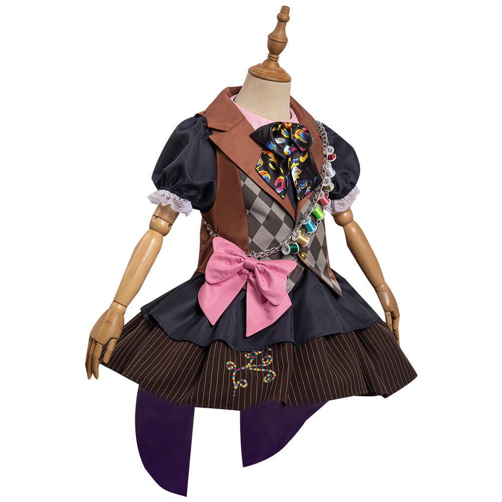 Enfant Alice au pays des Merveilles Tarrant Mad Hatter Design Original Costume