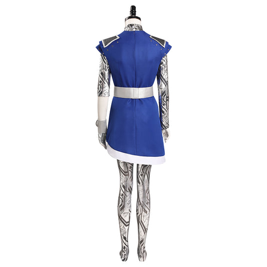 Adulte Zombies 3 Addison Alien Cosplay Costume Carnival Halloween