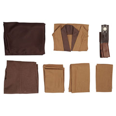 Obi-Wan Kenobi Jedi Cosplay Costume Version Brune