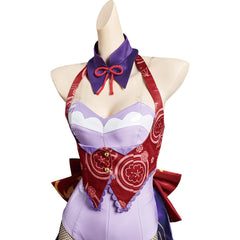 Genshin Impact Beelzebul Baal Raiden Shogun Bunny Girl Cosplay Costume Design Original- Cossky