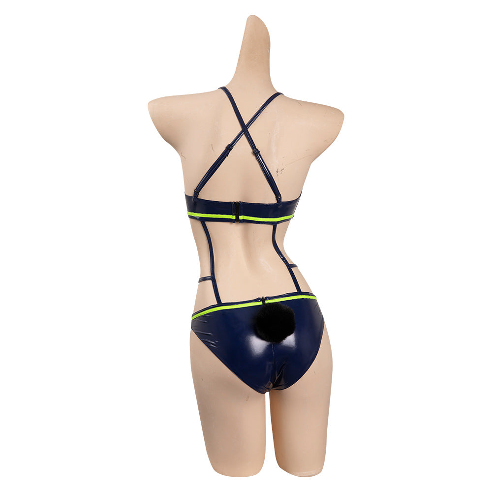 Cyberpunk: Edgerunners Rebecca Manteau Bunny Girl Ensemble Design Original Cosplay Costume