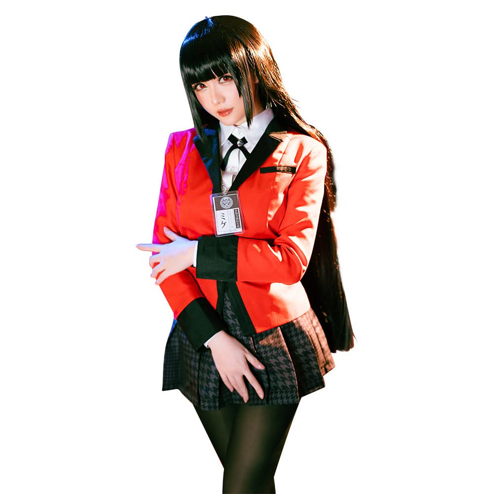 Kakegurui Compulsive Gambler Yumeko Jabami Cosplay Costume