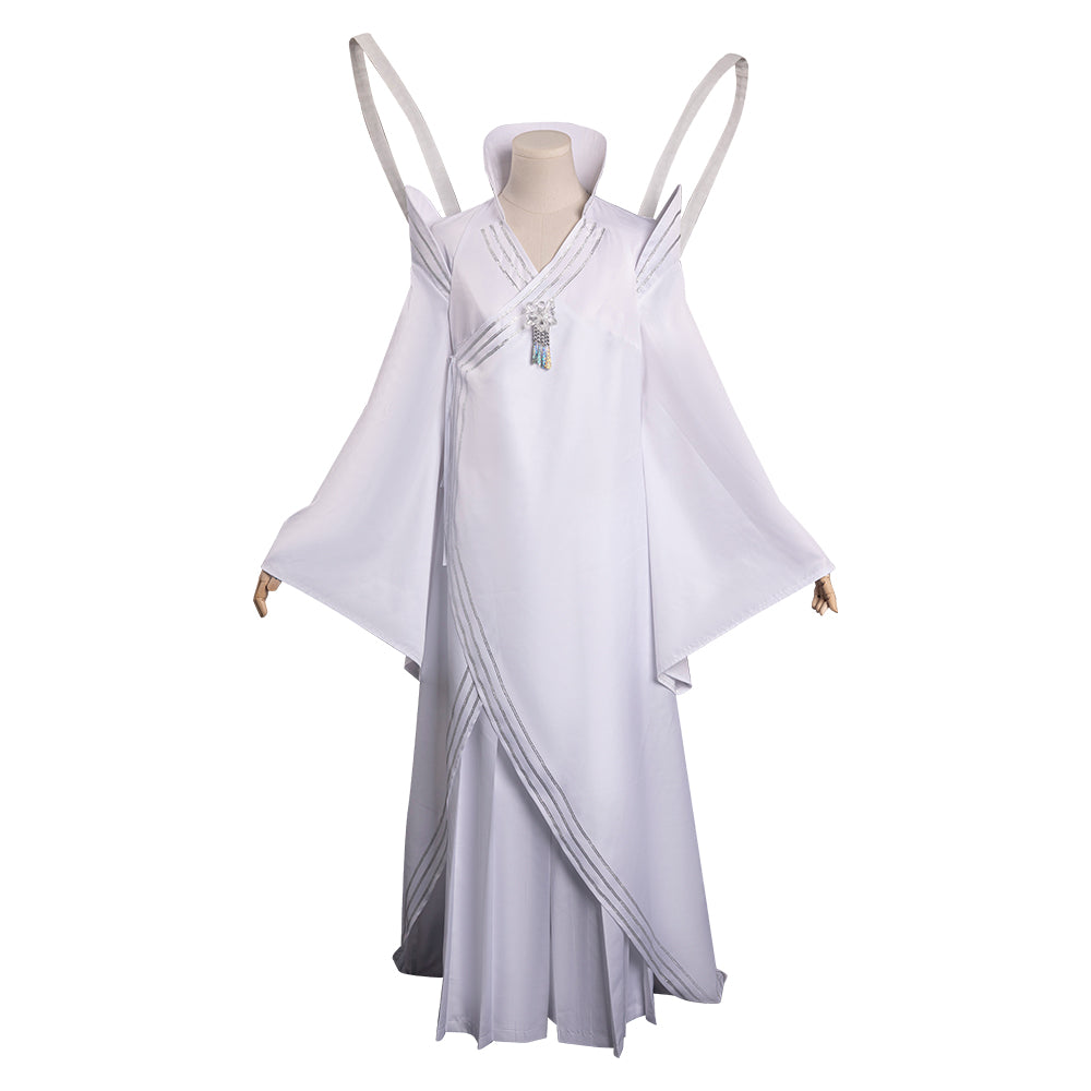 Bleach Kuchiki Rukia Japanese Kimono Uniform Blanc Carnaval