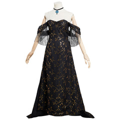 The Witcher 2 Yennefer Robe Noire Cosplay Costume