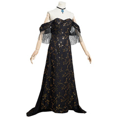 The Witcher 2 Yennefer Robe Noire Cosplay Costume