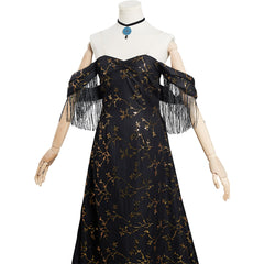 The Witcher 2 Yennefer Robe Noire Cosplay Costume