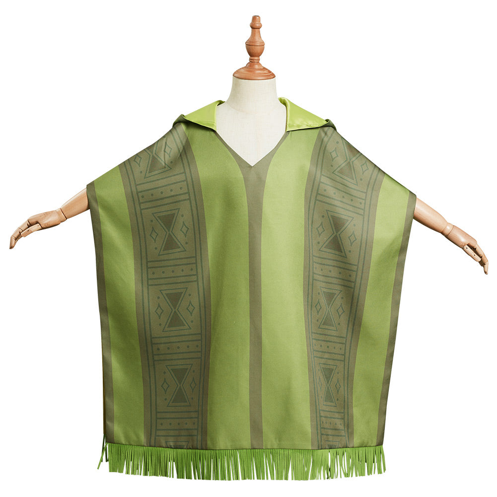 Encanto Bruno Enfant Cape Châle Carnaval Cosplay Costume