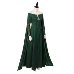 Adulte House of the Dragon Jeune Alicent Hightower Robe Vintage Cosplay Costume Médiéval Halloween Carnival