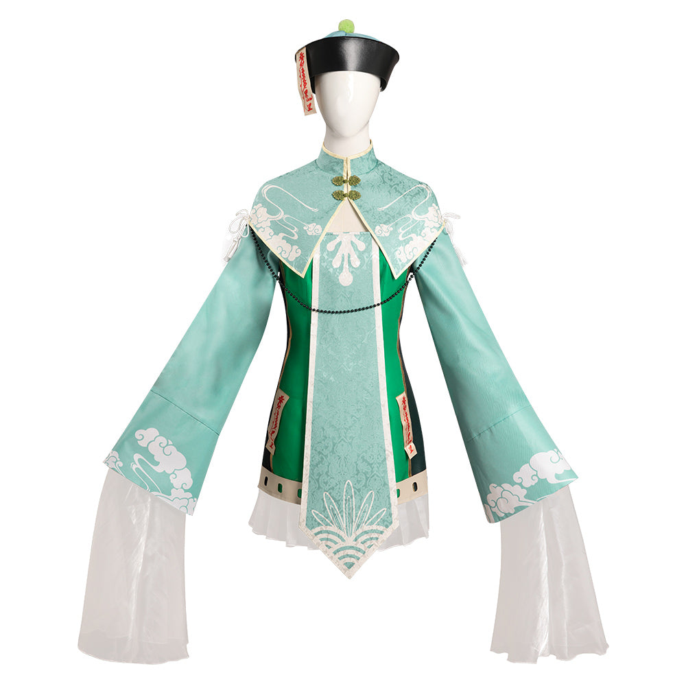 Boku no Hero Academia Asui Tsuyu Zombie Chapeau Robe  Design Original Cosplay Costume Zombie