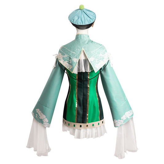 Boku no Hero Academia Asui Tsuyu Zombie Chapeau Robe  Design Original Cosplay Costume Zombie