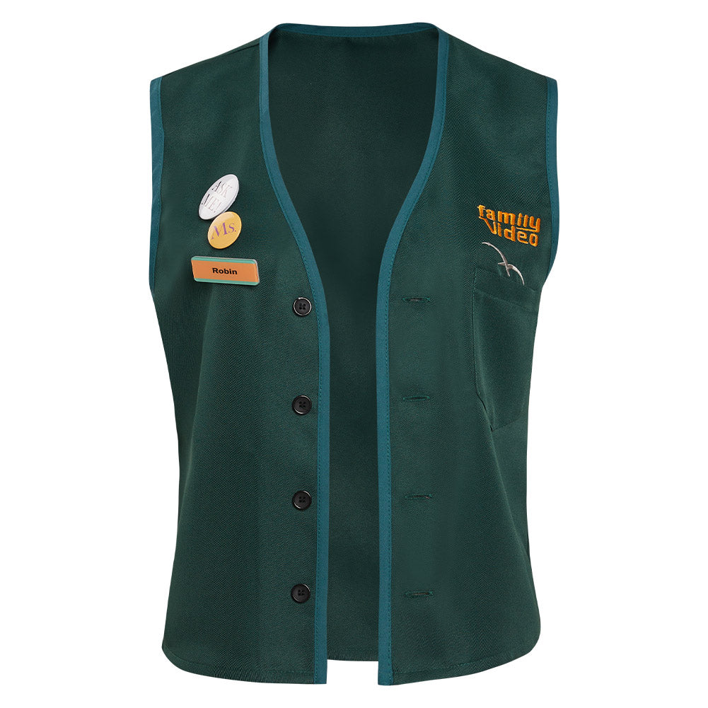 Enfant Stranger Things Robin Buckley & Steve Harrington Vest Cosplay Costume Halloween Carnival