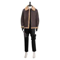 Adulte Resident Evil 4 Remake Leon S.Kennedy Manteau Cosplay Costume Carnaval