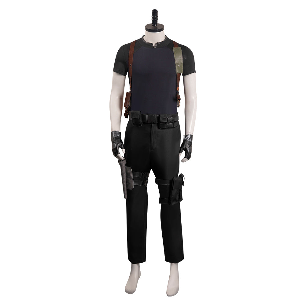 Adulte Resident Evil 4 Remake Leon S.Kennedy Manteau Cosplay Costume Carnaval