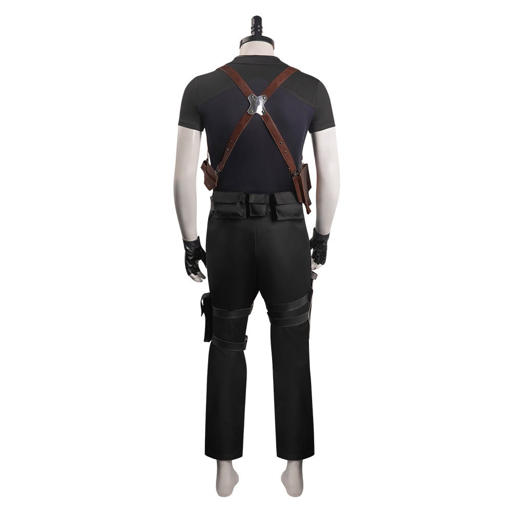Adulte Resident Evil 4 Remake Leon S.Kennedy Manteau Cosplay Costume Carnaval