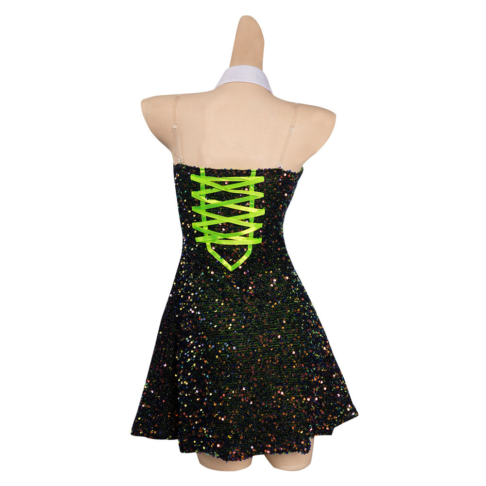 Splatoon Marie Robe Noir Jeu Femme Cosplay Costume