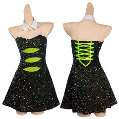 Splatoon Marie Robe Noir Jeu Femme Cosplay Costume