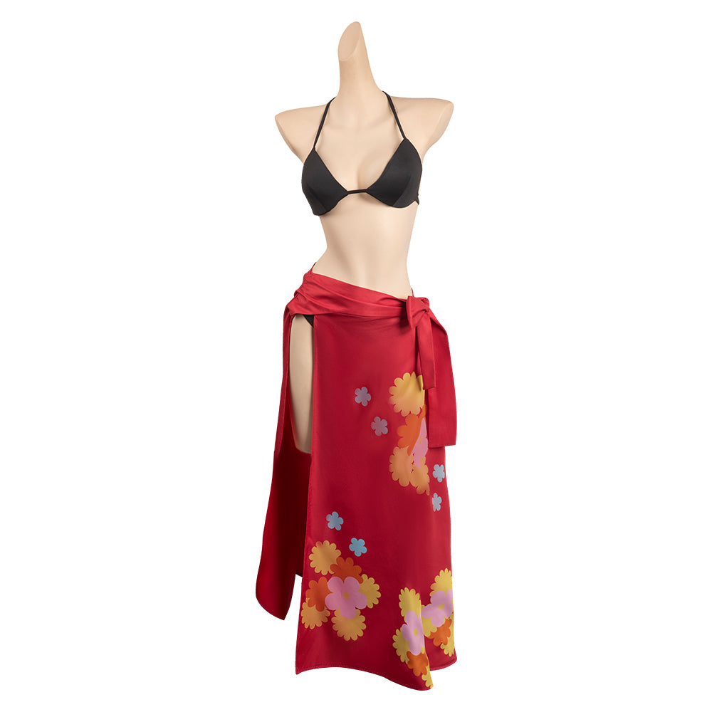 One Piece Nami Maillot De Bain Rouge Cosplay Costume