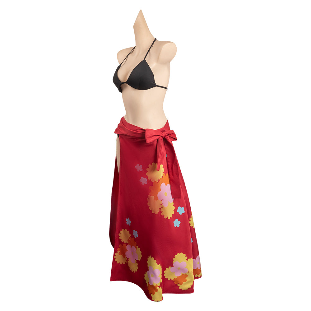 One Piece Nami Maillot De Bain Rouge Cosplay Costume