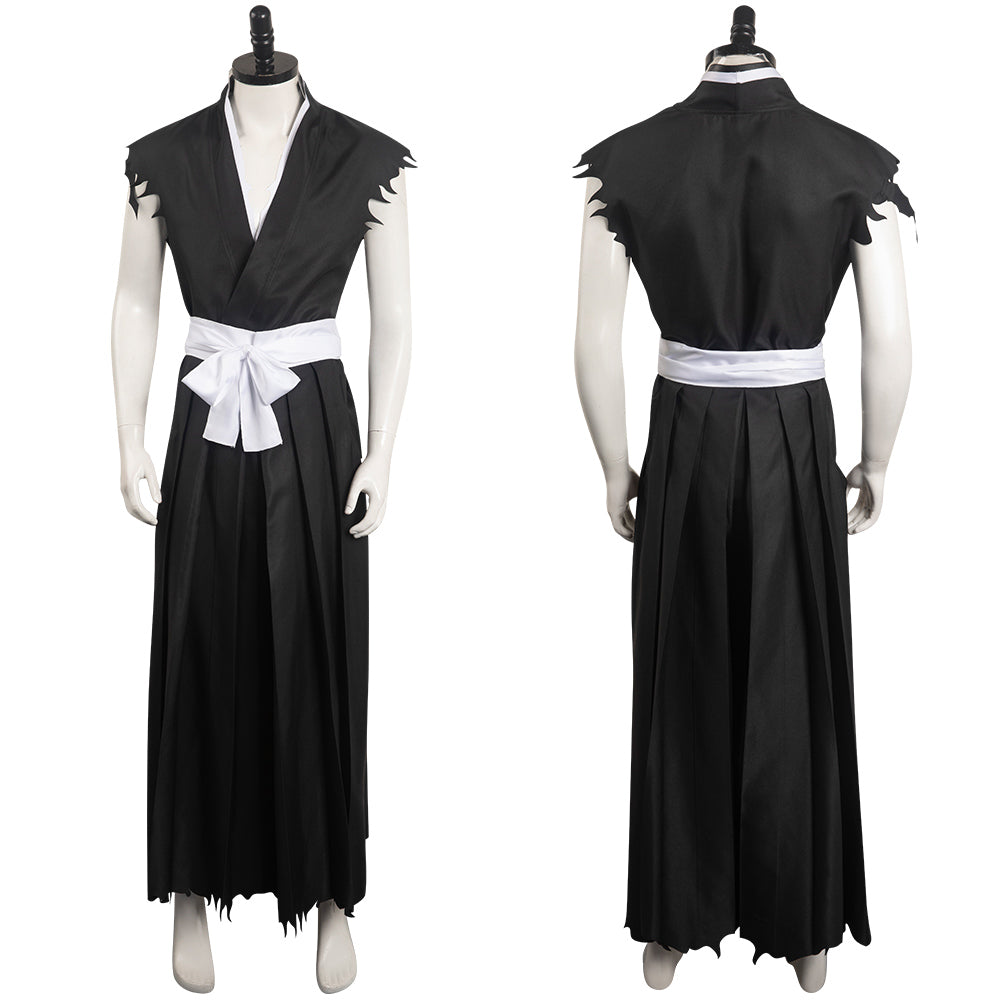 Bleach Kurosaki Ichigo Noir Uniform Cosplay Costume Halloween Carnaval
